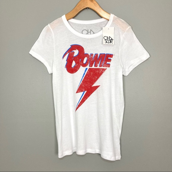 Chaser Tops - Chaser Bowie Graphic Tee Short Sleeve Retro Band